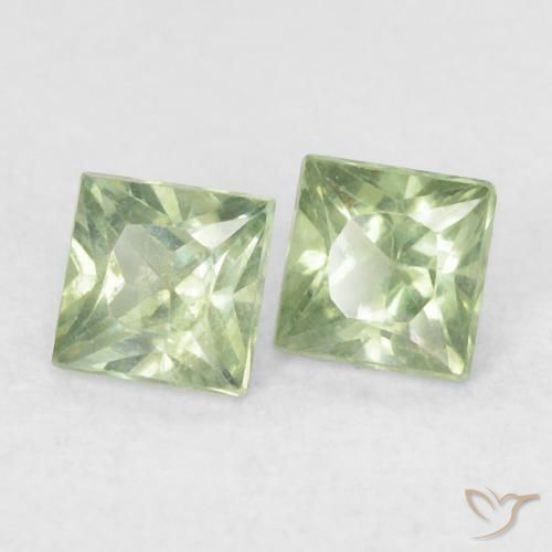 Shop natural 0.43ct Vert moyen Saphir gems, Carré, from Tanzanie at GemSelect. In stock, global shipping!