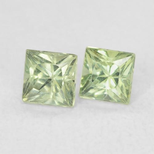 Shop natural 0.48ct Medium Light Green Saphir gems, Carré, from Tanzanie at GemSelect. In stock, global shipping!