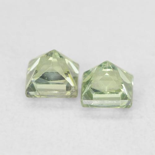 Shop natural 0.48ct Medium Light Green Saphir gems, Carré, from Tanzanie at GemSelect. In stock, global shipping!