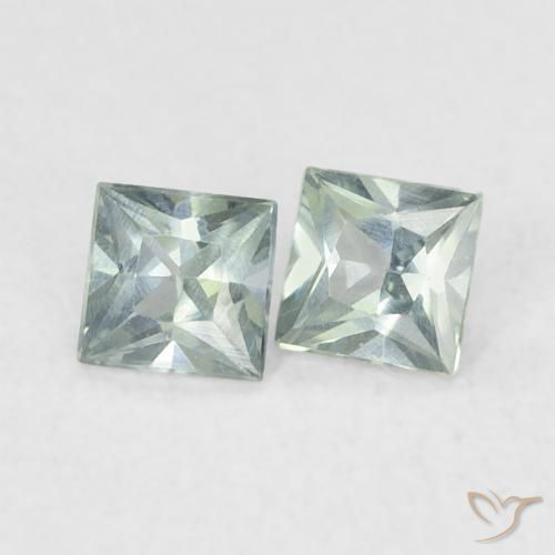 Shop natural 0.32ct Vert bleuâtre Saphir gems, Carré, from Tanzanie at GemSelect. In stock, global shipping!