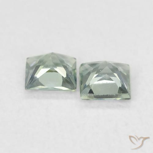 Shop natural 0.32ct Vert bleuâtre Saphir gems, Carré, from Tanzanie at GemSelect. In stock, global shipping!