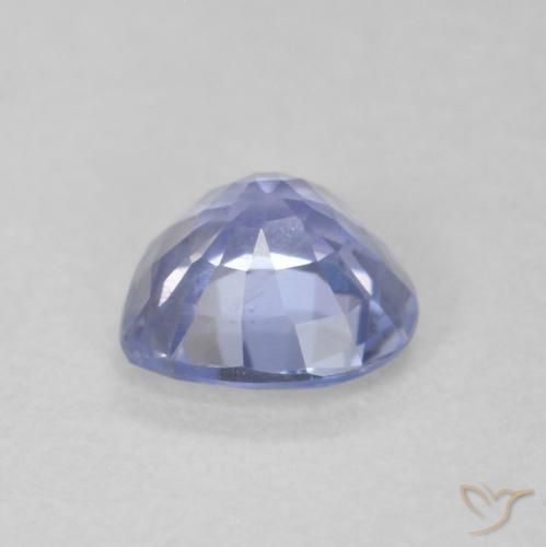 Saphir Bleu pastel naturelle Cœur, 0.70 ct, VS