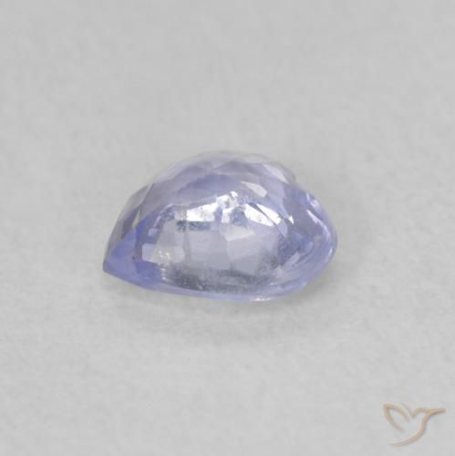 Saphir Bleu clair naturelle Cœur, 0.45 ct, VS