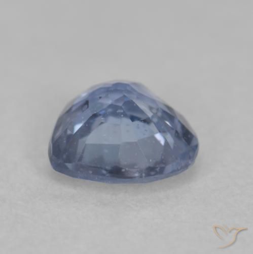 Saphir Bleu naturelle Cœur, 0.50 ct, VS