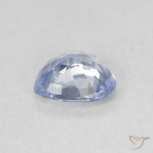Saphir Bleu pastel naturelle Cœur, 0.50 ct, VS-SI