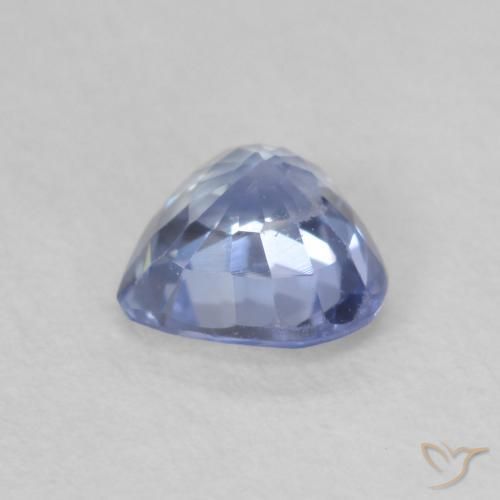 Saphir Bleu clair naturelle Cœur, 0.69 ct, VS