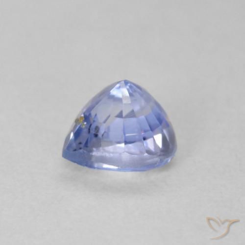 Saphir Bleu clair naturelle Cœur, 0.62 ct, VS