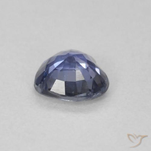 Saphir Bleu clair naturelle Cœur, 0.48 ct, VS