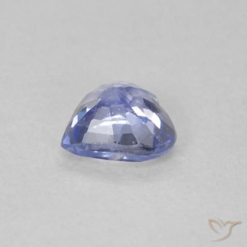 Saphir Bleu clair naturelle Cœur, 0.47 ct, VS