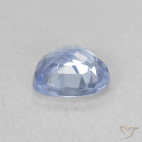 Saphir Bleu clair naturelle Cœur, 0.59 ct, VVS-VS
