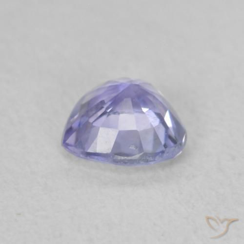 Saphir Bleu clair naturelle Cœur, 0.50 ct, VVS-VS