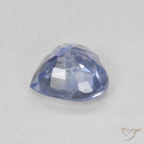 Saphir Bleu pastel naturelle Cœur, 0.68 ct, VS