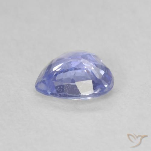 Saphir Bleu clair naturelle Cœur, 0.45 ct, VS