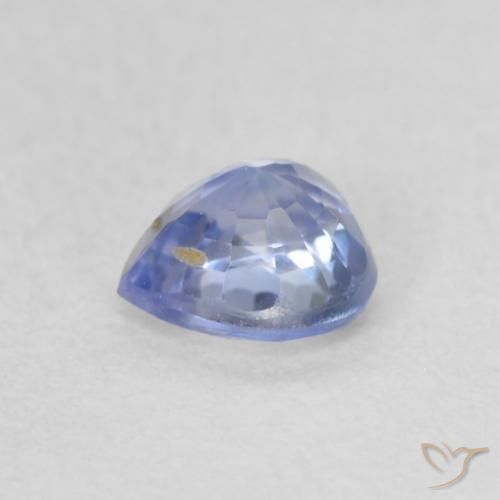 Saphir Bleu pastel naturelle Cœur, 0.59 ct, VVS-VS