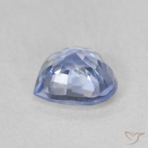 Saphir Bleu clair naturelle Cœur, 0.67 ct, VVS-VS