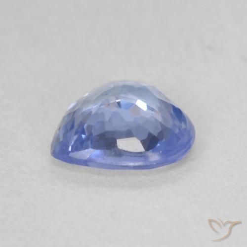 Saphir Bleu clair naturelle Cœur, 0.62 ct, VVS-VS