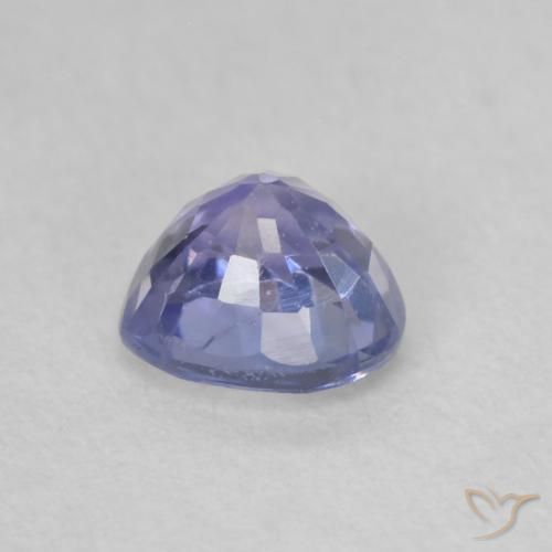 Saphir Bleu clair naturelle Cœur, 0.63 ct, VVS-VS
