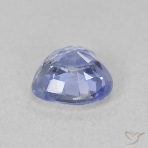 Saphir Bleu pastel naturelle Cœur, 0.77 ct, VVS-VS