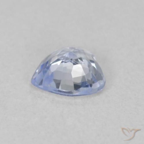Saphir Bleu clair naturelle Cœur, 0.51 ct, VVS-VS