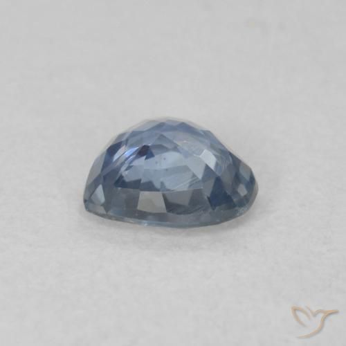 Saphir Bleu clair naturelle Cœur, 0.47 ct, VVS-VS