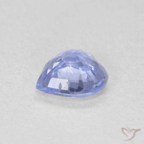 Saphir Bleu clair naturelle Cœur, 0.49 ct, VS