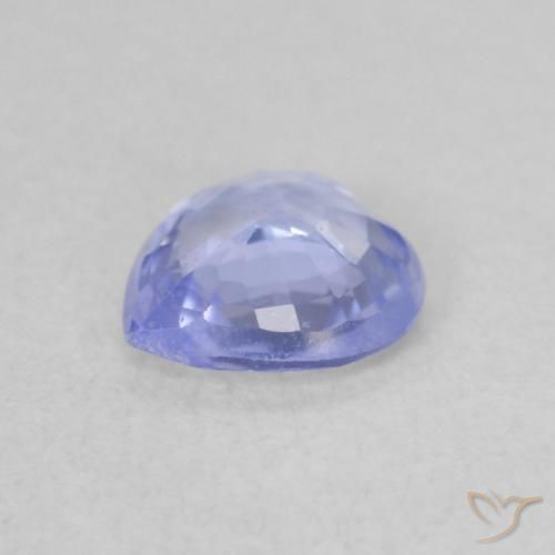 Saphir Bleu clair naturelle Cœur, 0.54 ct, VS