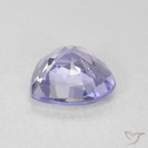 Saphir Bleu clair naturelle Cœur, 0.83 ct, VS