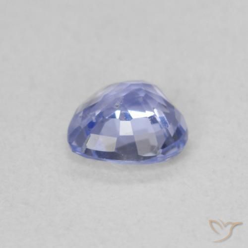 Saphir Bleu clair naturelle Cœur, 0.45 ct, VS