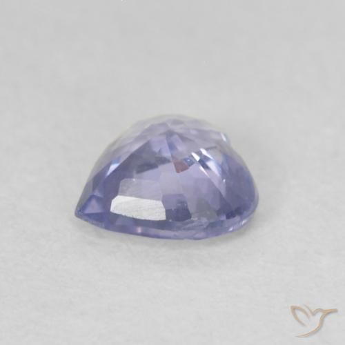 Saphir Bleu clair naturelle Cœur, 0.52 ct, VS