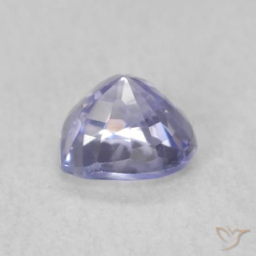 Saphir Bleu clair naturelle Cœur, 0.51 ct, VVS-VS