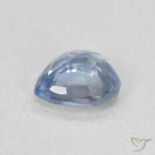 Saphir Bleu violacé léger naturelle Cœur, 0.42 ct, VVS-VS