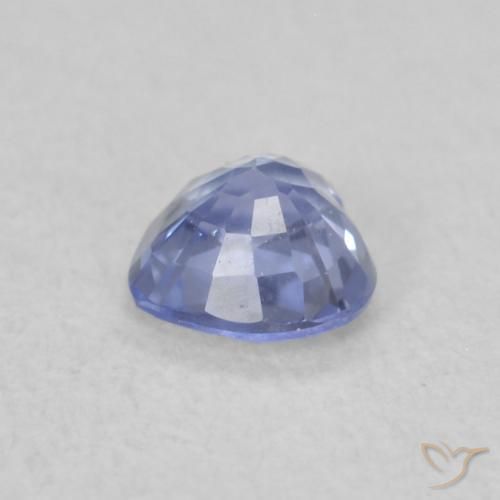 Saphir Bleu clair naturelle Cœur, 0.34 ct, VVS-VS