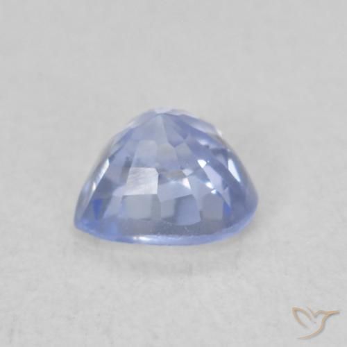 Saphir Bleu clair naturelle Cœur, 0.41 ct, VVS-VS