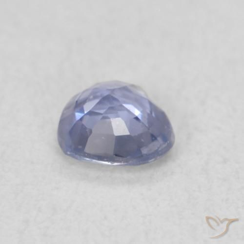 Saphir Bleu clair naturelle Cœur, 0.28 ct, VS