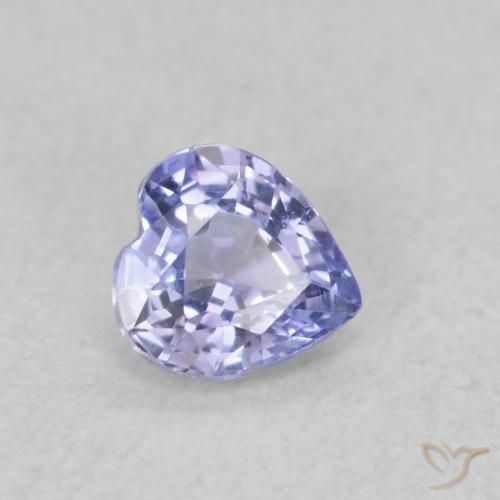 Saphir Bleu clair naturelle Cœur, 0.29 ct, VS