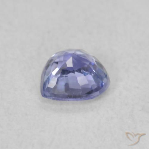 Saphir Bleu clair naturelle Cœur, 0.29 ct, VS