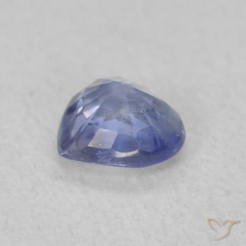 Saphir Bleu bébé naturelle Cœur, 0.37 ct, VS