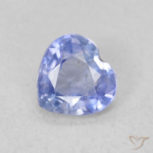 0.39ct Naturel Bleu bébé Saphir, Cœur, VS