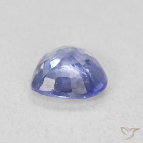Saphir Bleu bébé naturelle Cœur, 0.39 ct, VS
