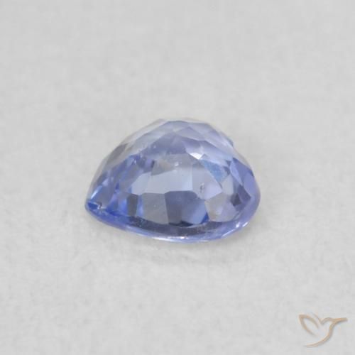 Saphir Bleu clair naturelle Cœur, 0.30 ct, VS