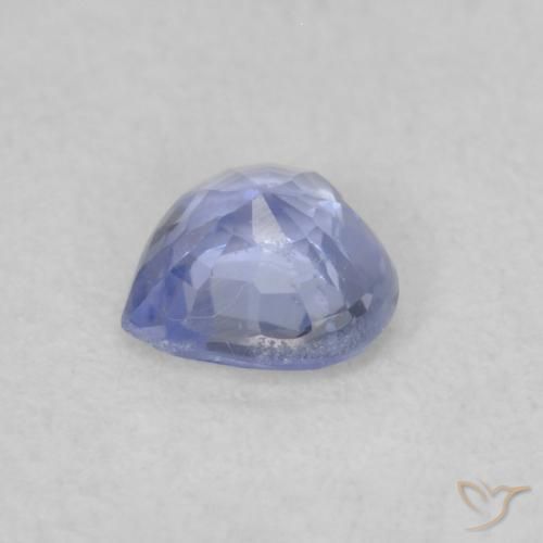 Saphir Bleu clair naturelle Cœur, 0.30 ct, VS