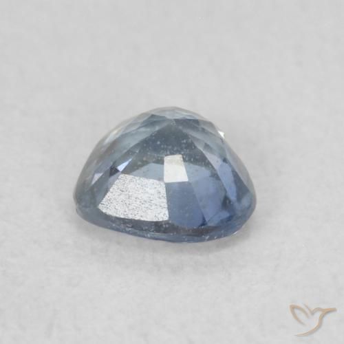 Saphir Bleu naturelle Cœur, 0.41 ct, VS