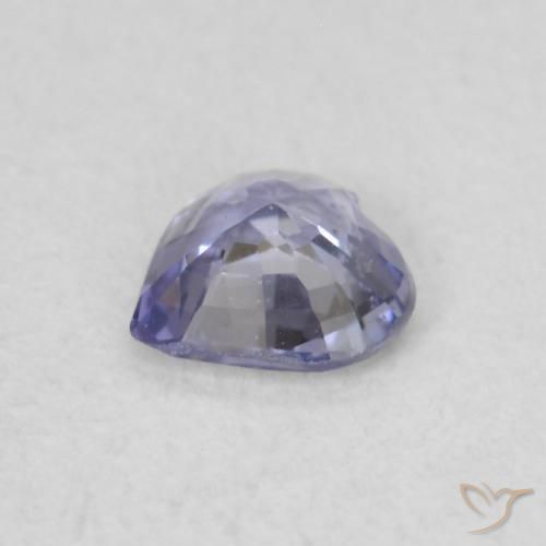 Saphir Bleu clair naturelle Cœur, 0.30 ct, VS