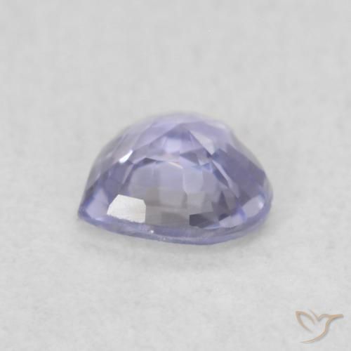 Saphir Bleu clair naturelle Cœur, 0.38 ct, VVS-VS
