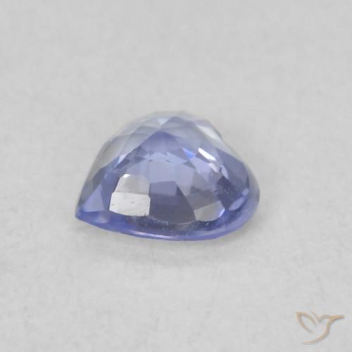 Saphir Bleu pastel naturelle Cœur, 0.30 ct, VVS-VS