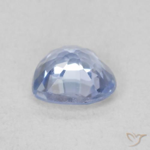 Saphir Bleu violacé léger naturelle Cœur, 0.42 ct, VVS-VS