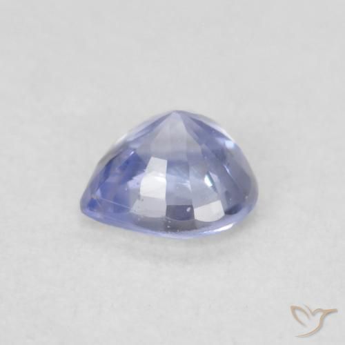 Saphir Bleu clair naturelle Cœur, 0.33 ct, VVS-VS