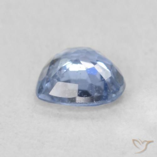 Saphir Bleu bébé naturelle Cœur, 0.42 ct, VS