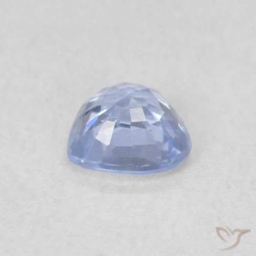 Saphir Bleu violet clair naturelle Cœur, 0.30 ct, VS