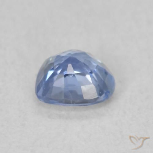 Saphir Bleu bébé naturelle Cœur, 0.38 ct, VS